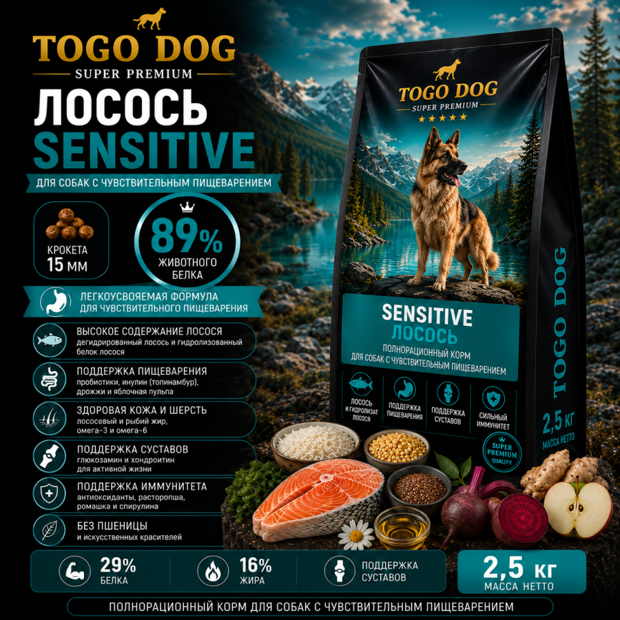 Лосось 2,5 кг Sens
