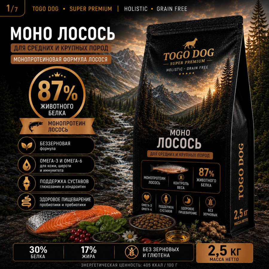 Моно Лосось 2,5 кг